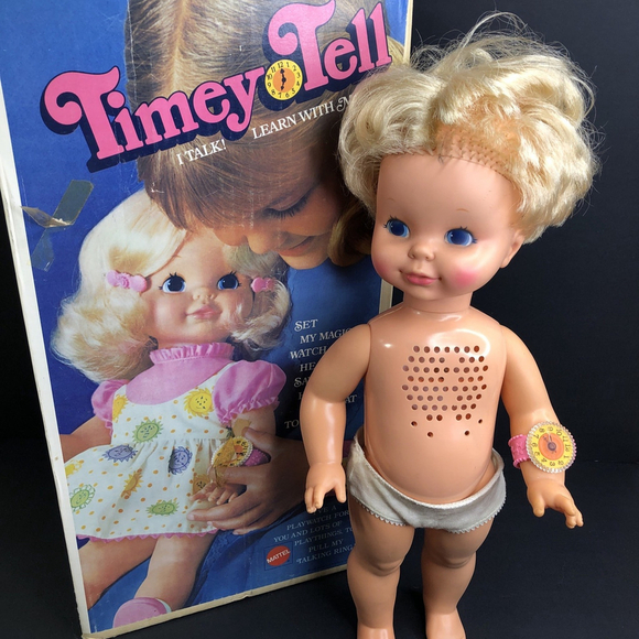 Mattel Other - Vintage 1964/1970 Mattel Timey Tell Doll * Not In Working Condition * Read MX